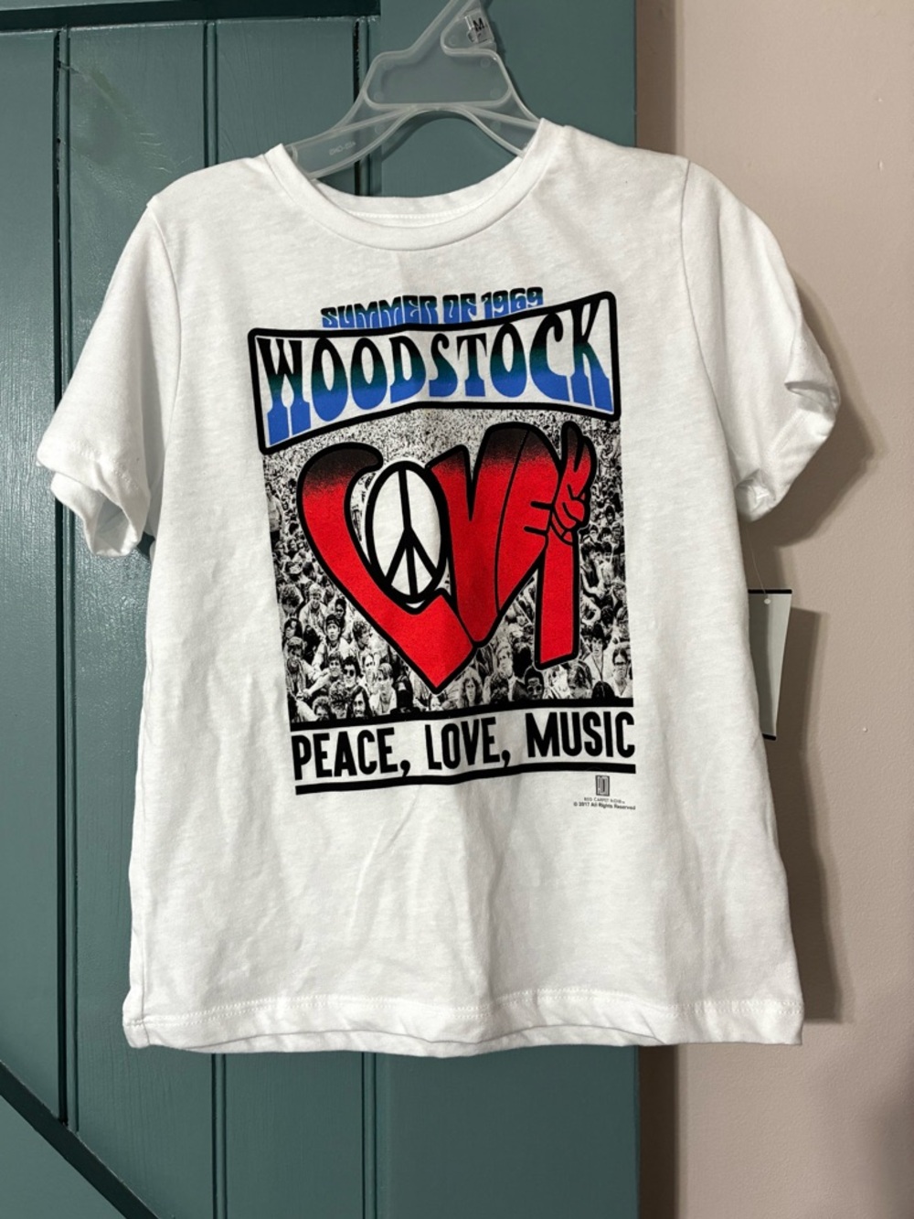 NWT Mini fine Woodstock Graphic T-shirt Size 6